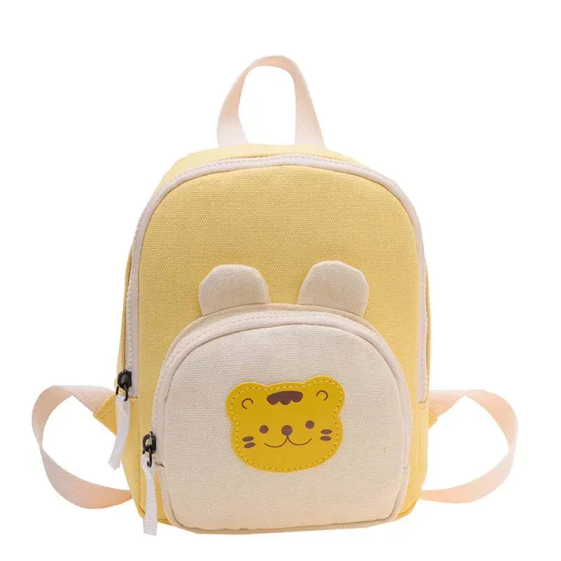 Korean Canvas Kids Backpack - Cute and Functional