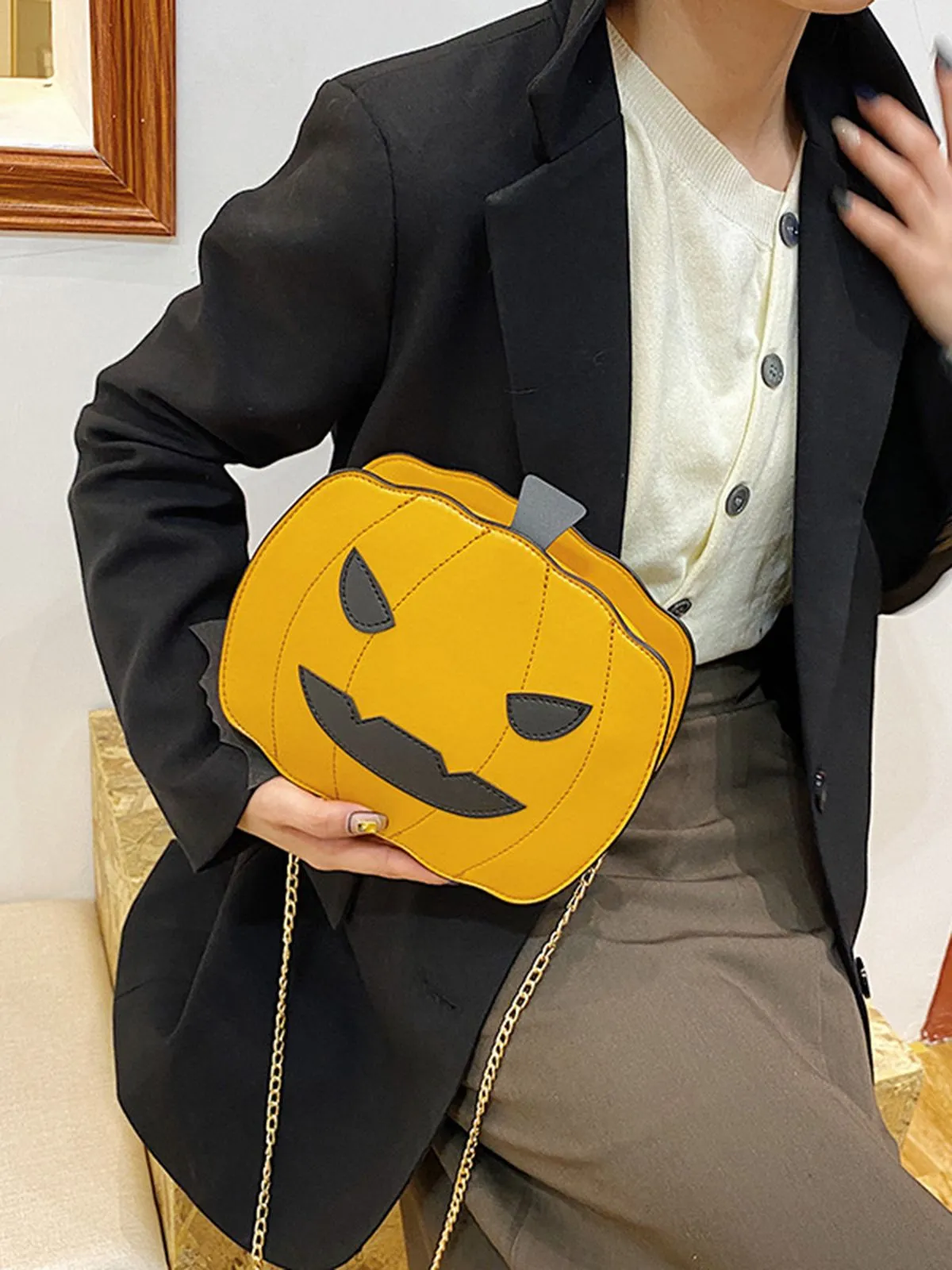 Latest Halloween Pumpkin Shoulder Bag