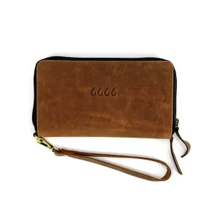 Leather Wristlet/Clutch