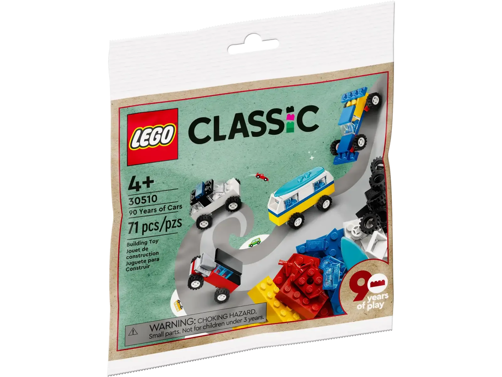 LEGO® Classic 90 Years of Cars 30510