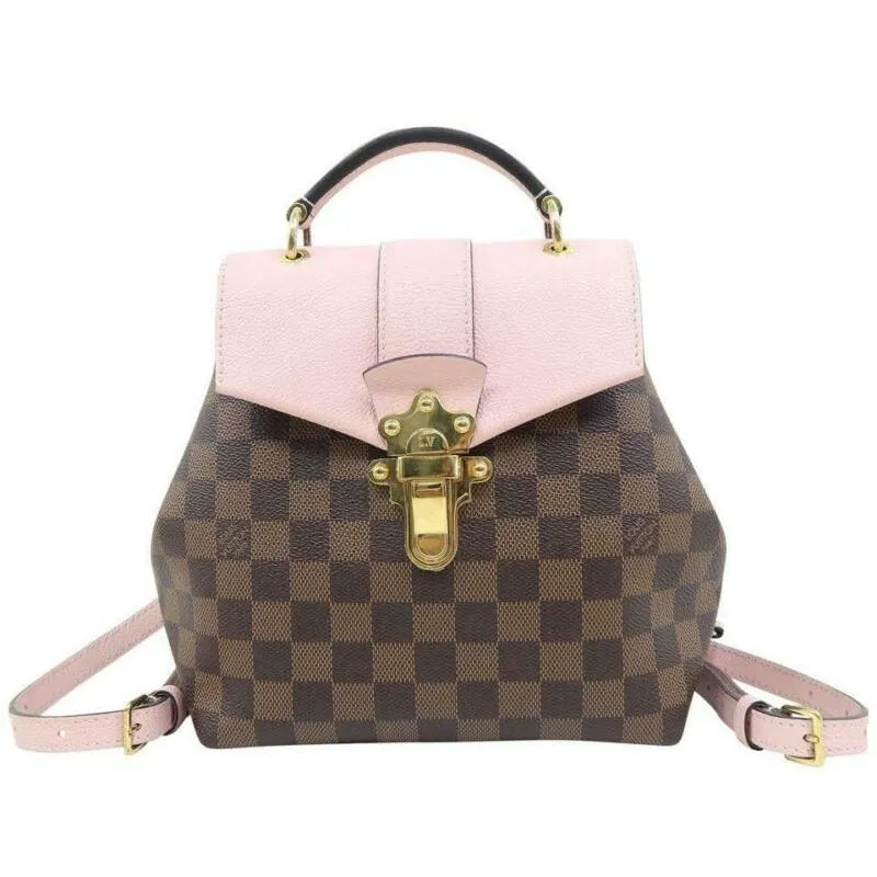 Louis Vuitton Clapton Magnolia Brown Damier Ébène Canvas Backpack