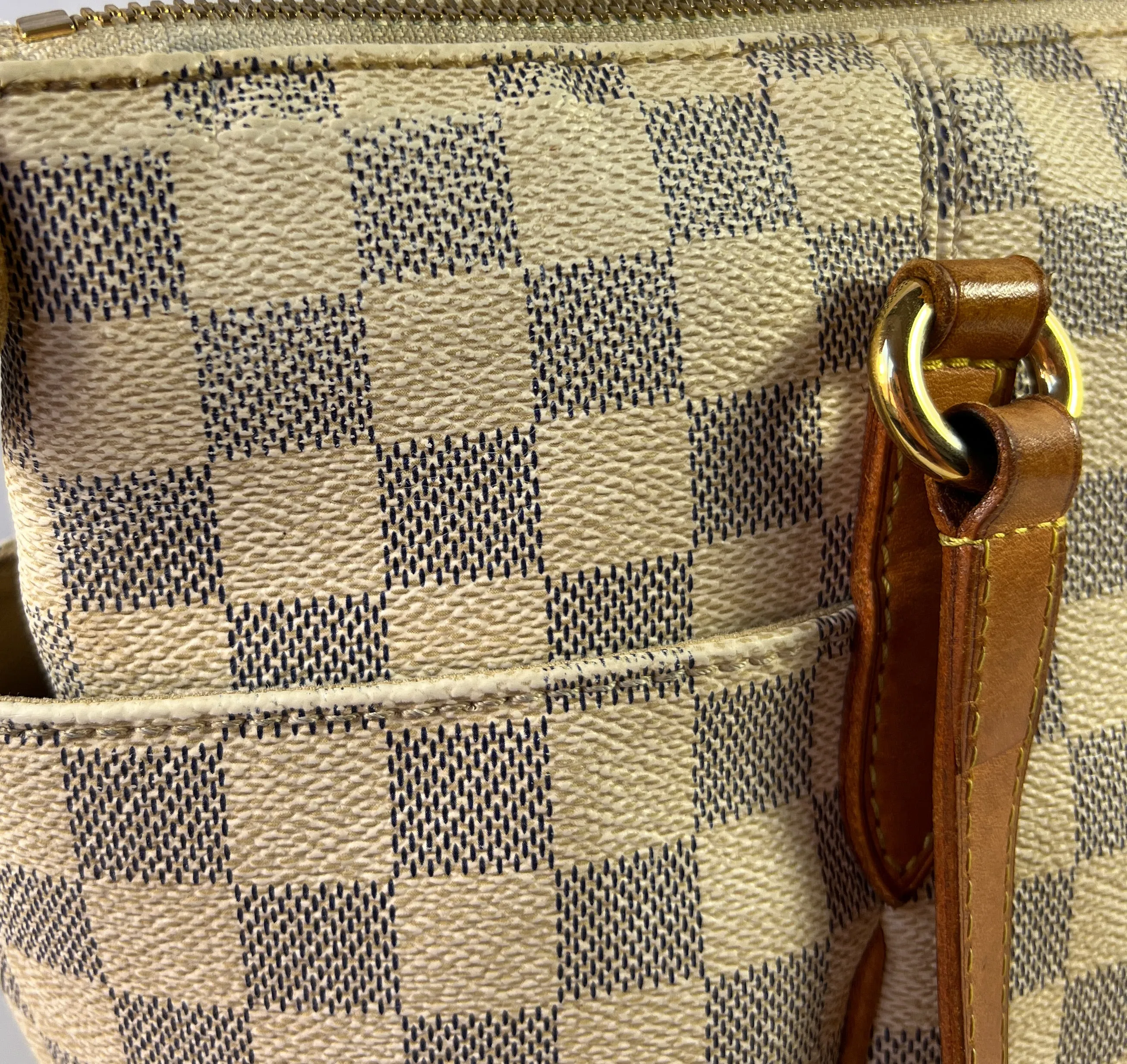 Louis Vuitton damier azur totally PM 2014