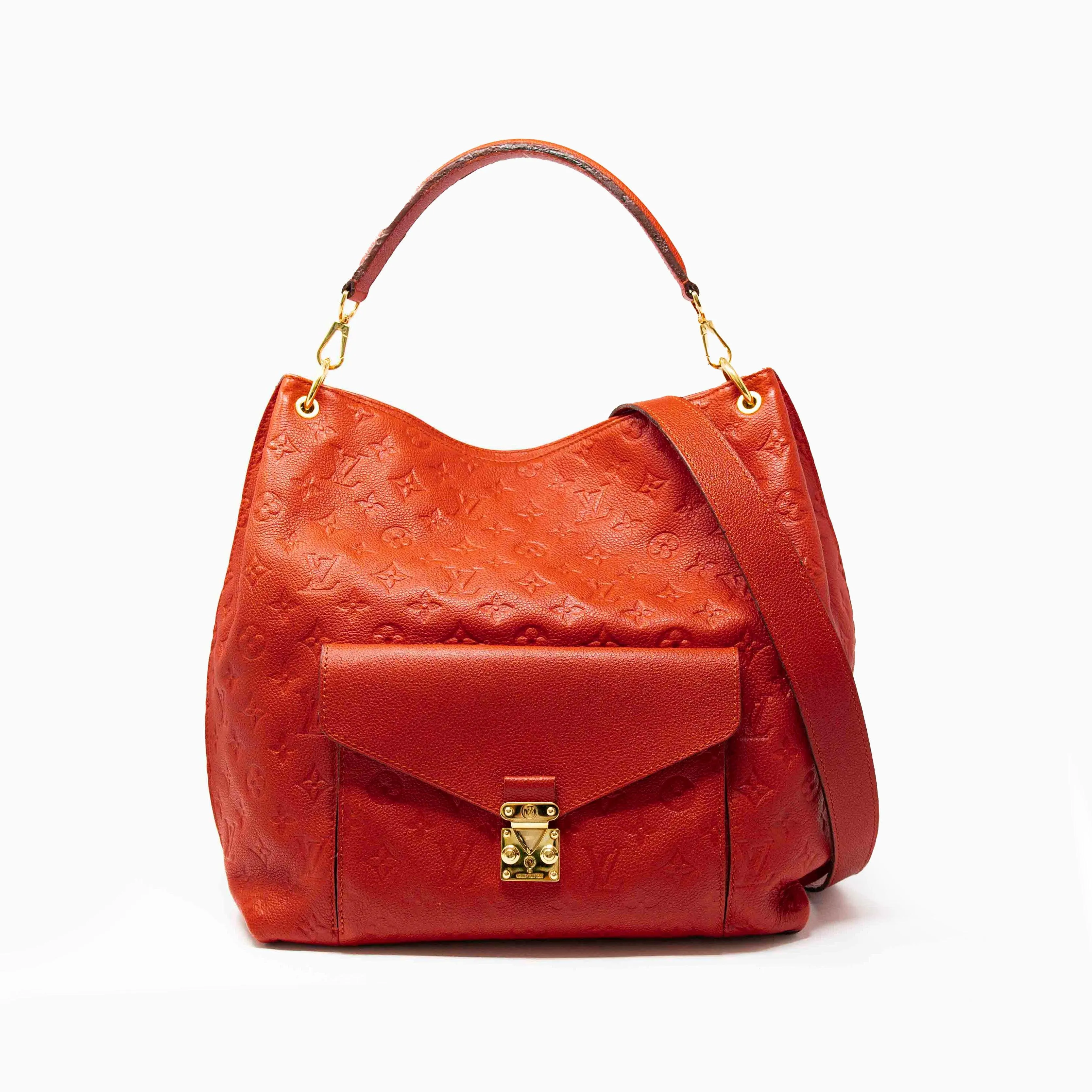 Louis Vuitton Red Metis Hobo