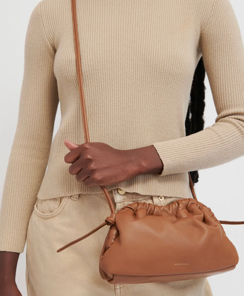 Mini Cloud Clutch - Camel