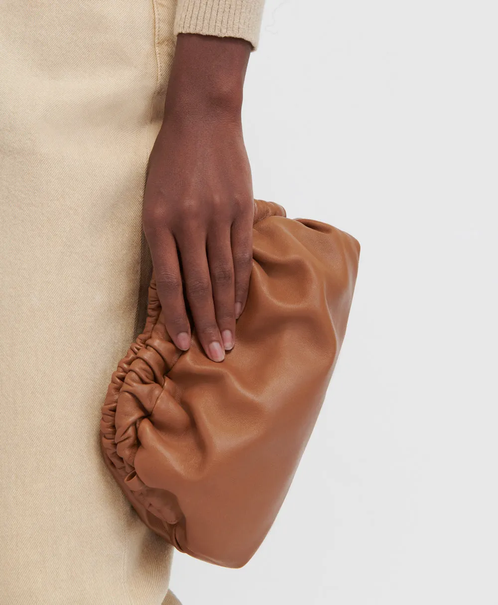 Mini Cloud Clutch - Camel