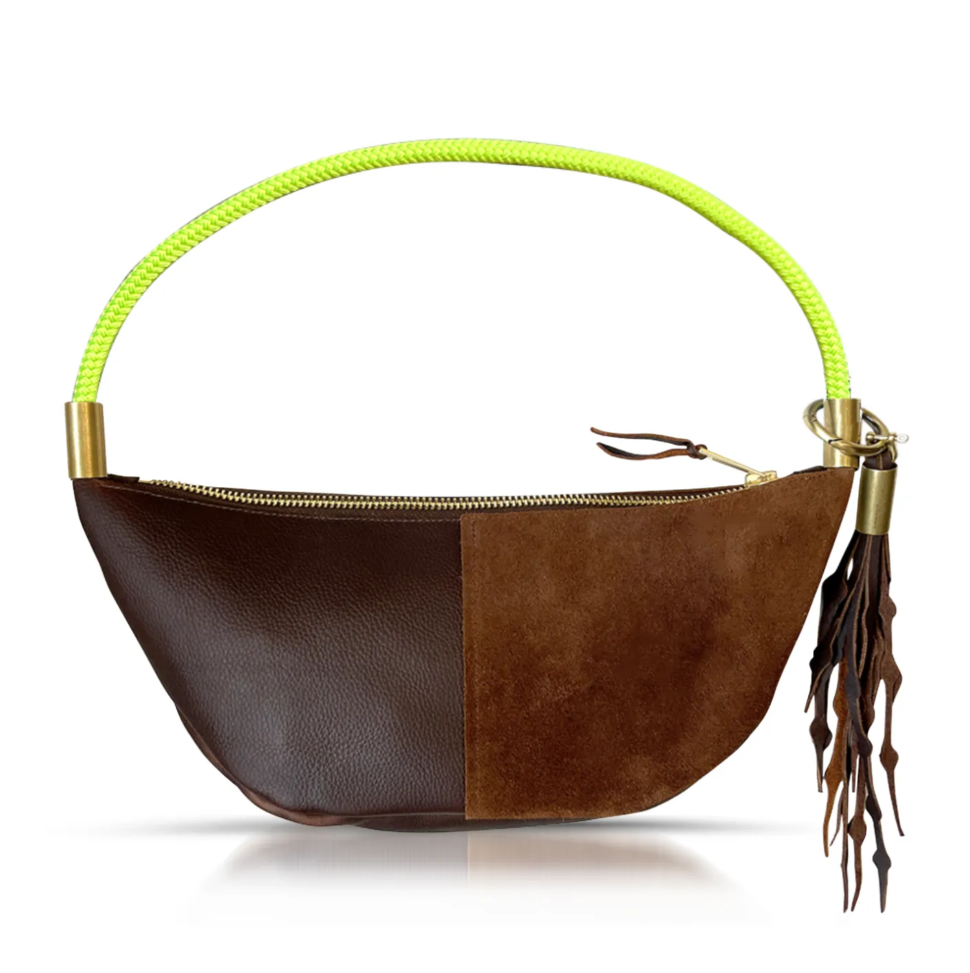 Sling Bag in Brown Leather